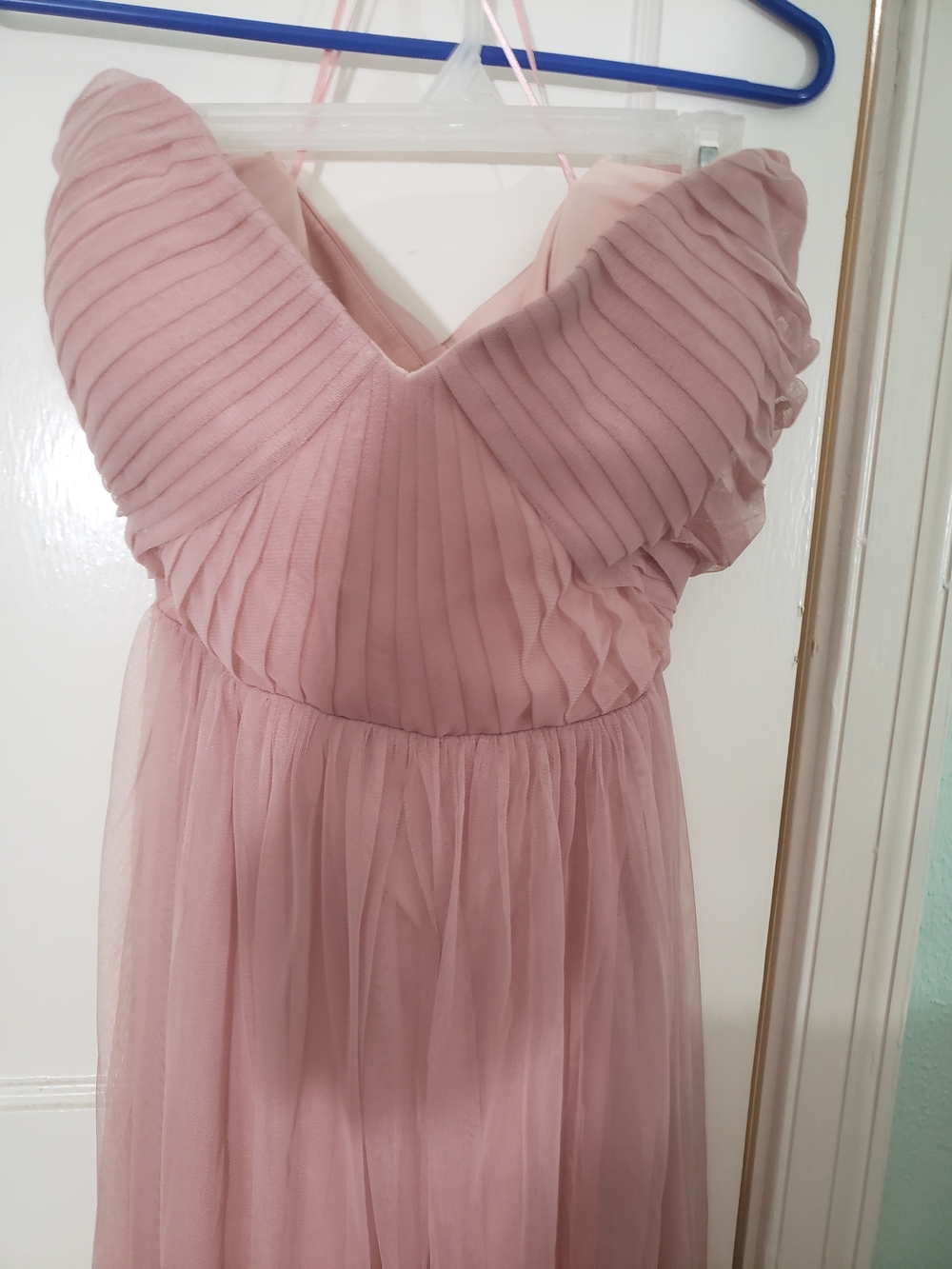 Birdy Grey Dusty Rose Chiffon Convertible Bridesmaid Dress - Picture 2 of 4